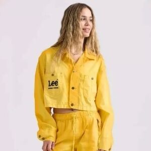 NWT Lee X Angel Chen Yello Crop Jacket Small